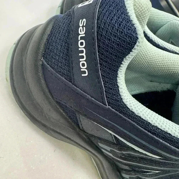 Sketchers Salomon women’s navy & green running shoes size 8.5 - Picture 4 of 12